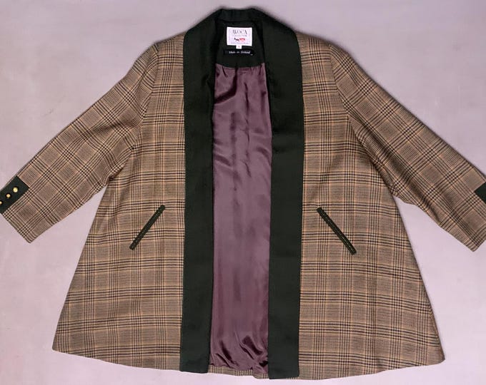 Wool swing coat