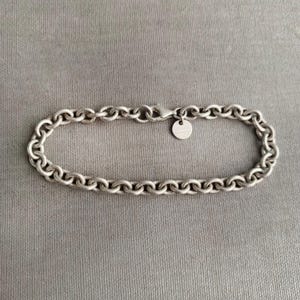 silver charm chain bracelet