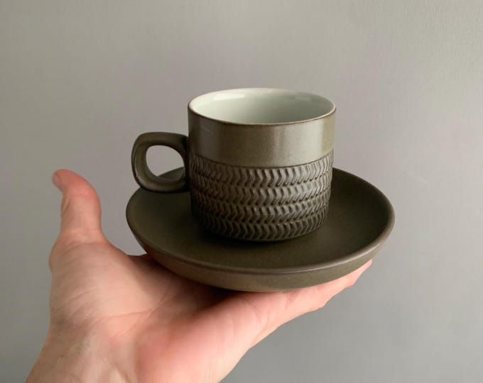 Denby Chevron coffee/ tea cups set