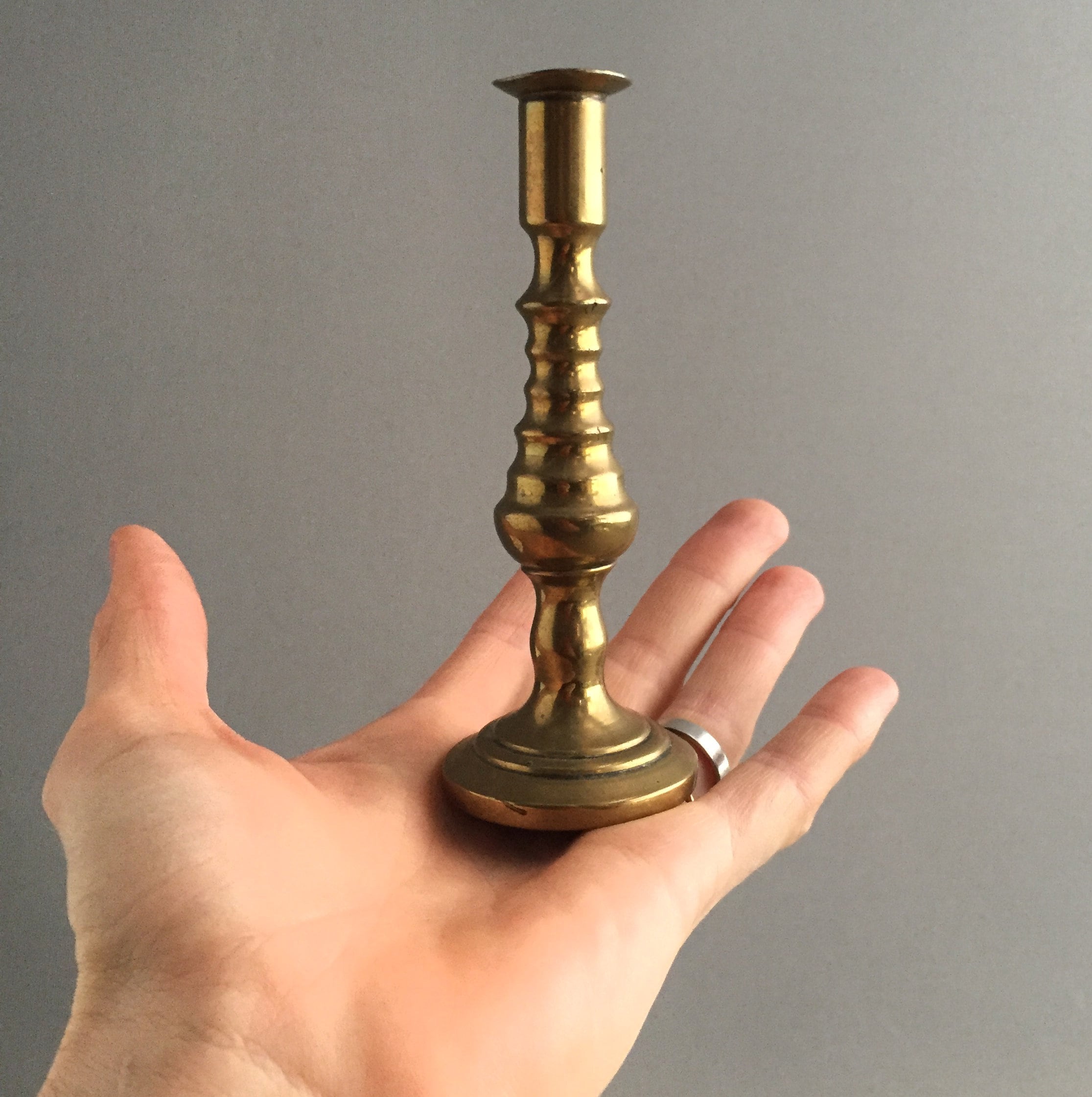 Little Brass Candle Holder 