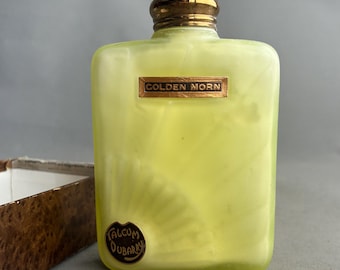 Dubarry "Golden Morn" Talcum Powder bottle in original box