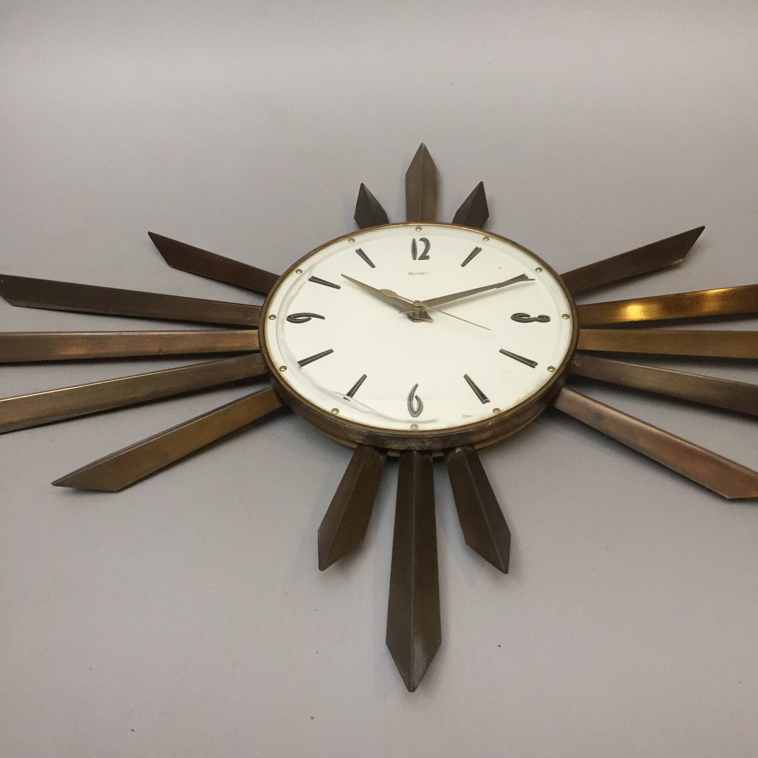 1960s Starburst clock