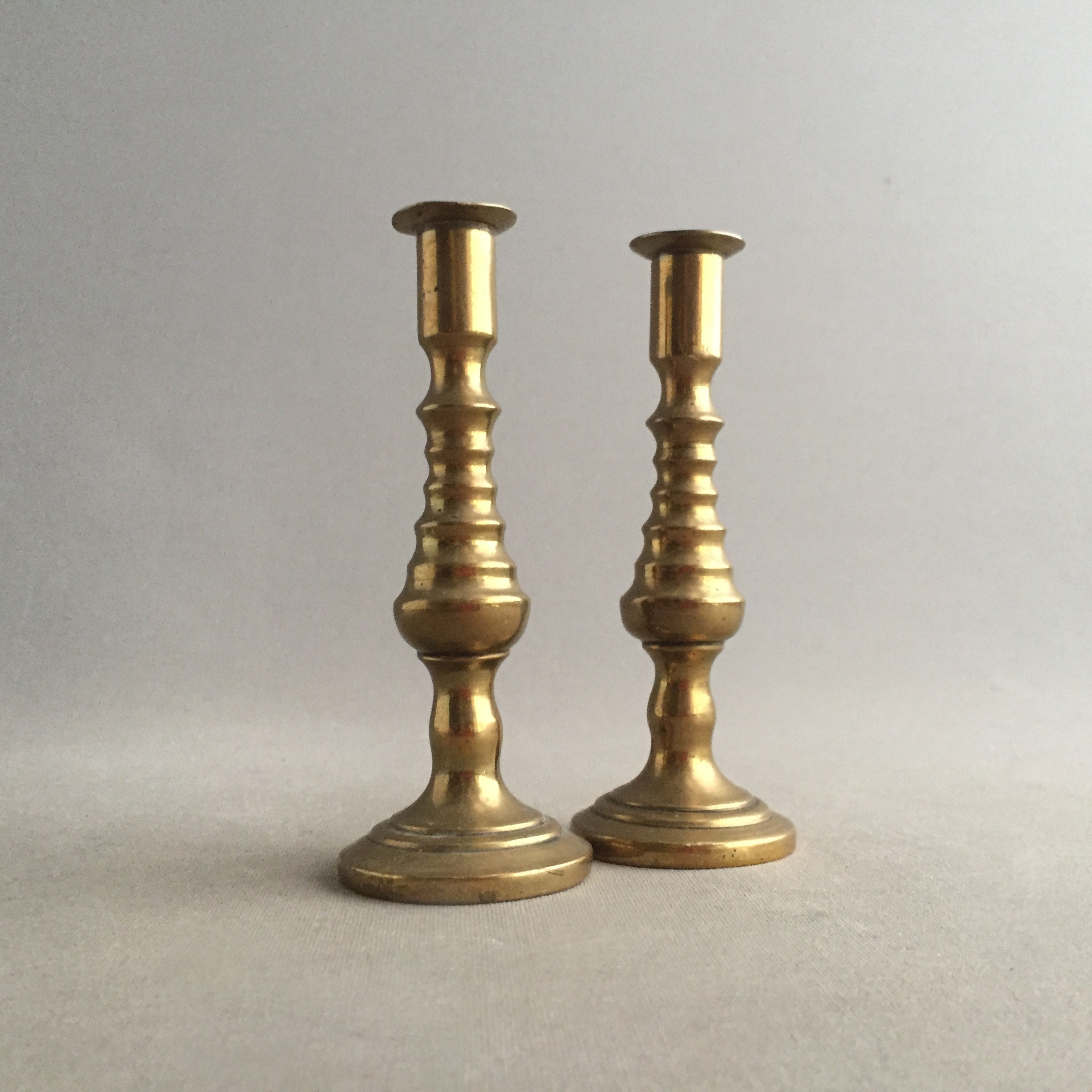 Little Brass Candle Holder -  Hong Kong