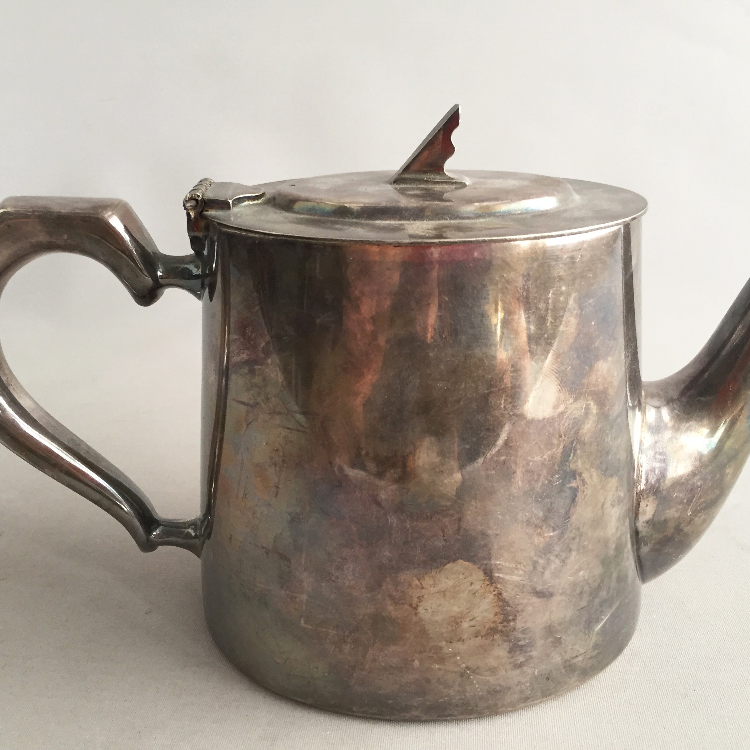 Old silver tea pot Old silver tea pot