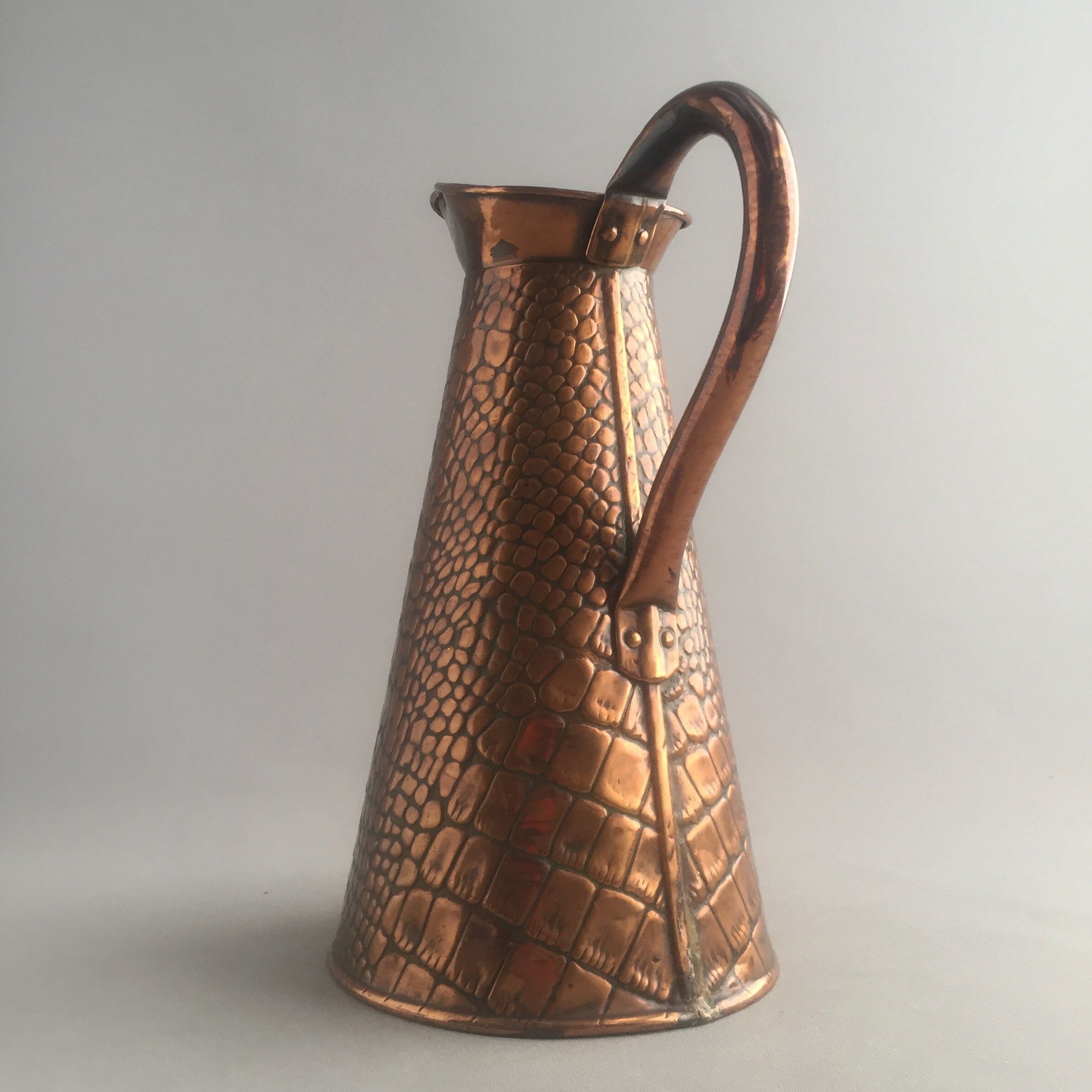 Antique copper water jug