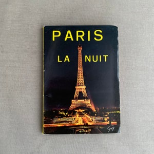 Livreto de cartões postais antigos de Paris