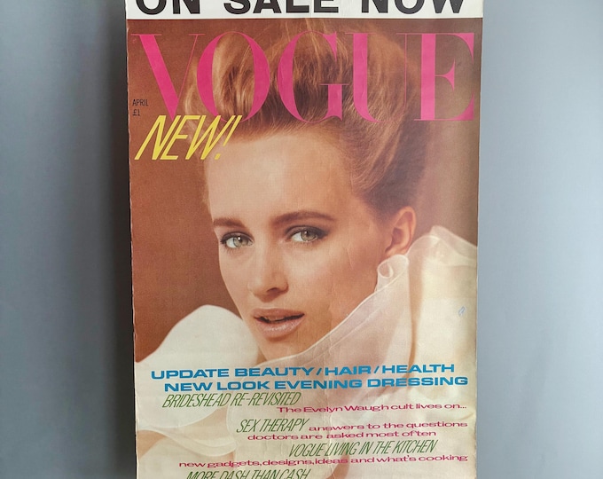 1980s Vogue poster