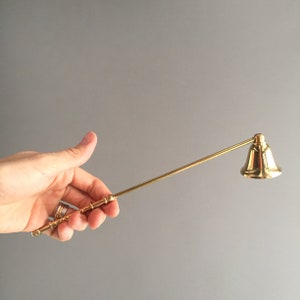 solid brass candle snuffer