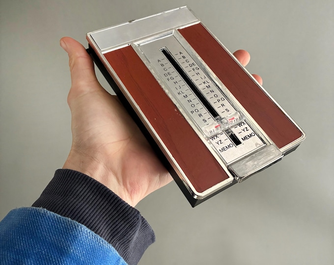 Vintage desktop TallonFLIP Open A-Z Address /telephone book