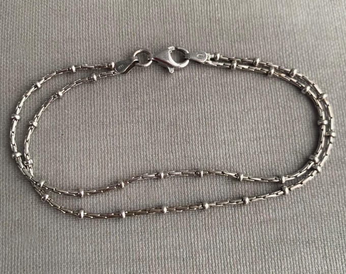silver bracelet