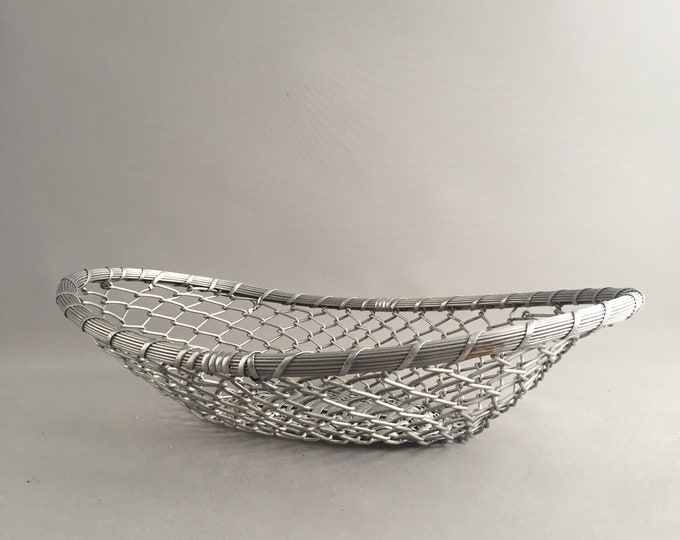 large woven french bread basket