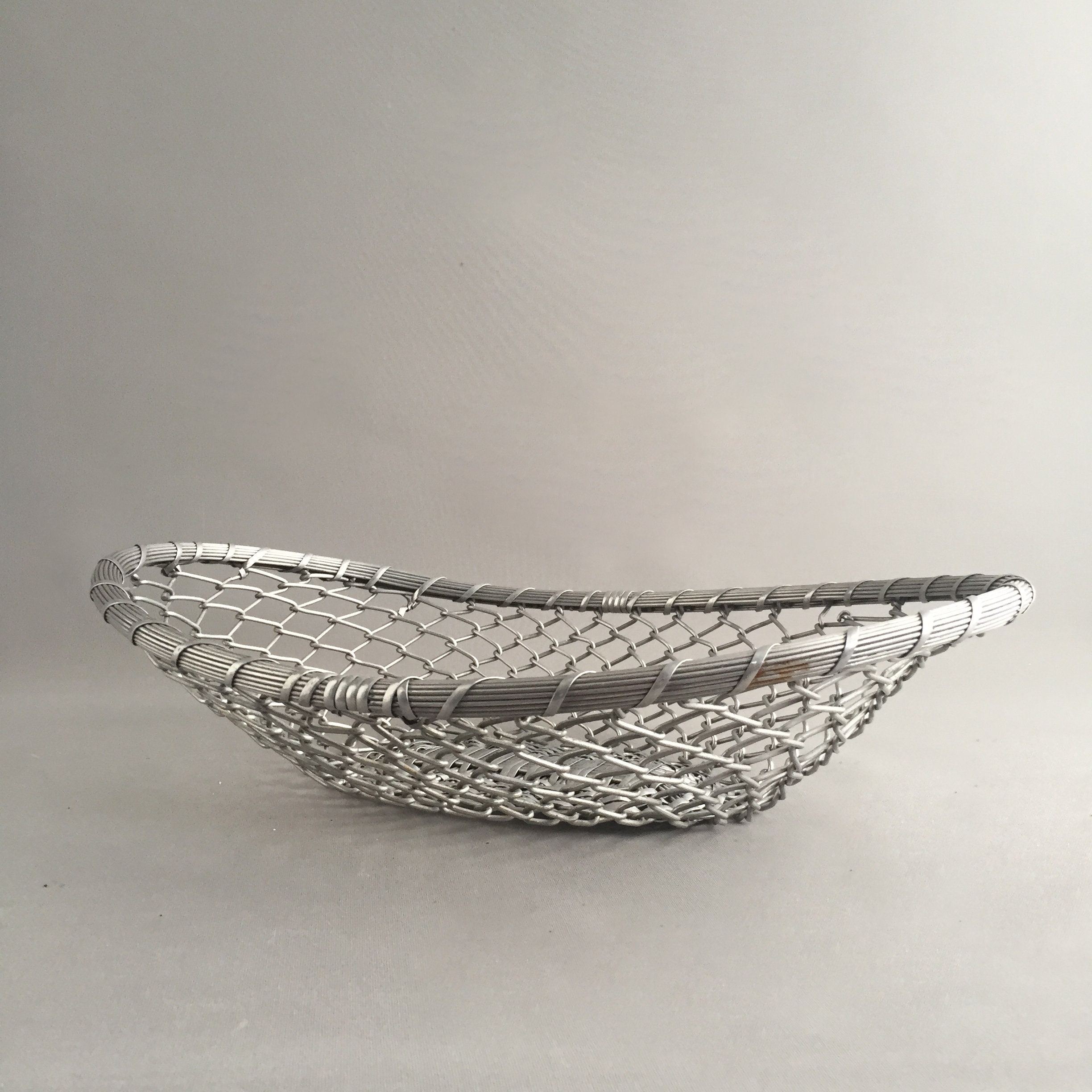 large woven french bread basket