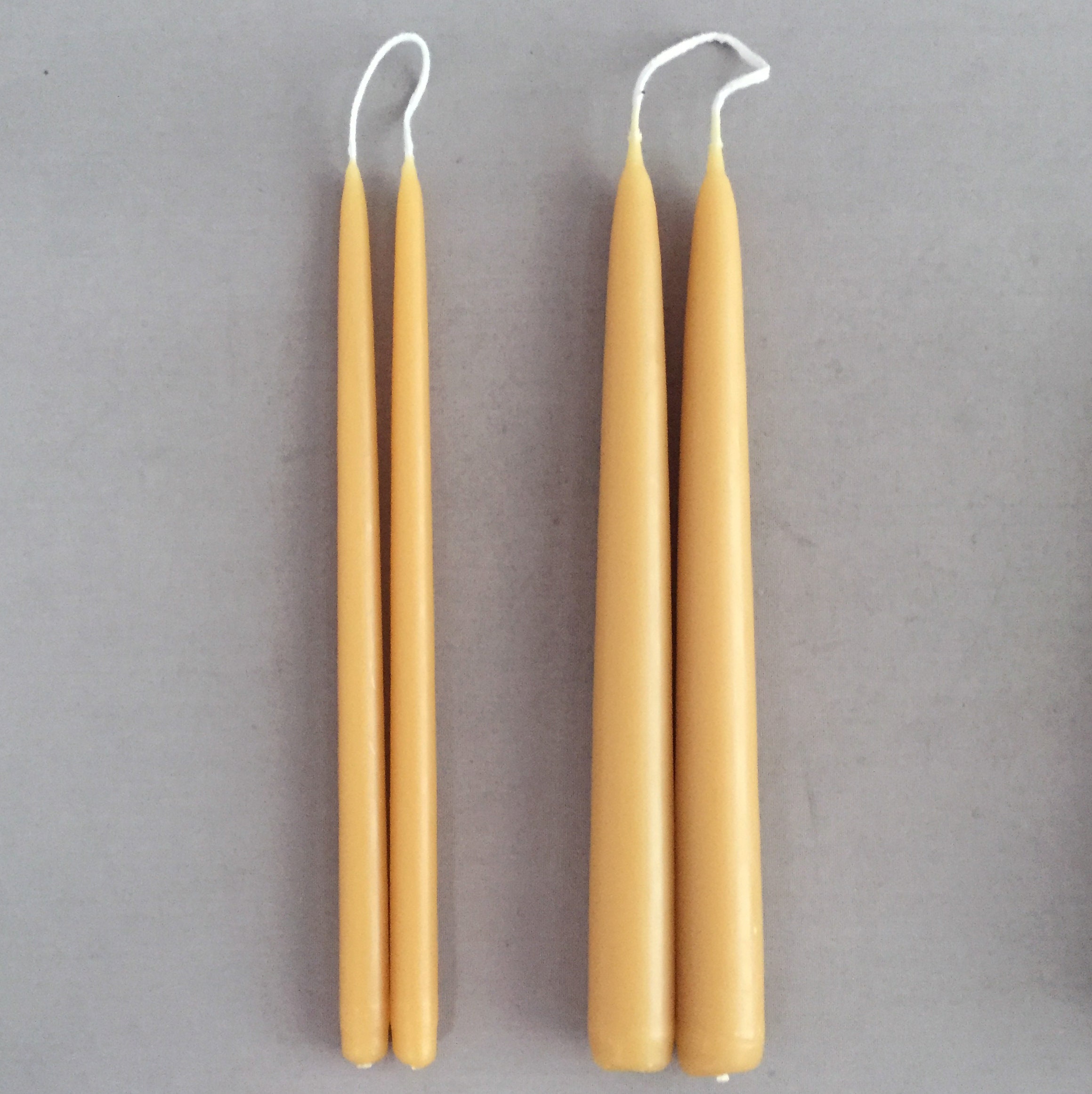 hand dipped 100 beeswax candles
