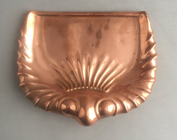 Antique copper crumb tray