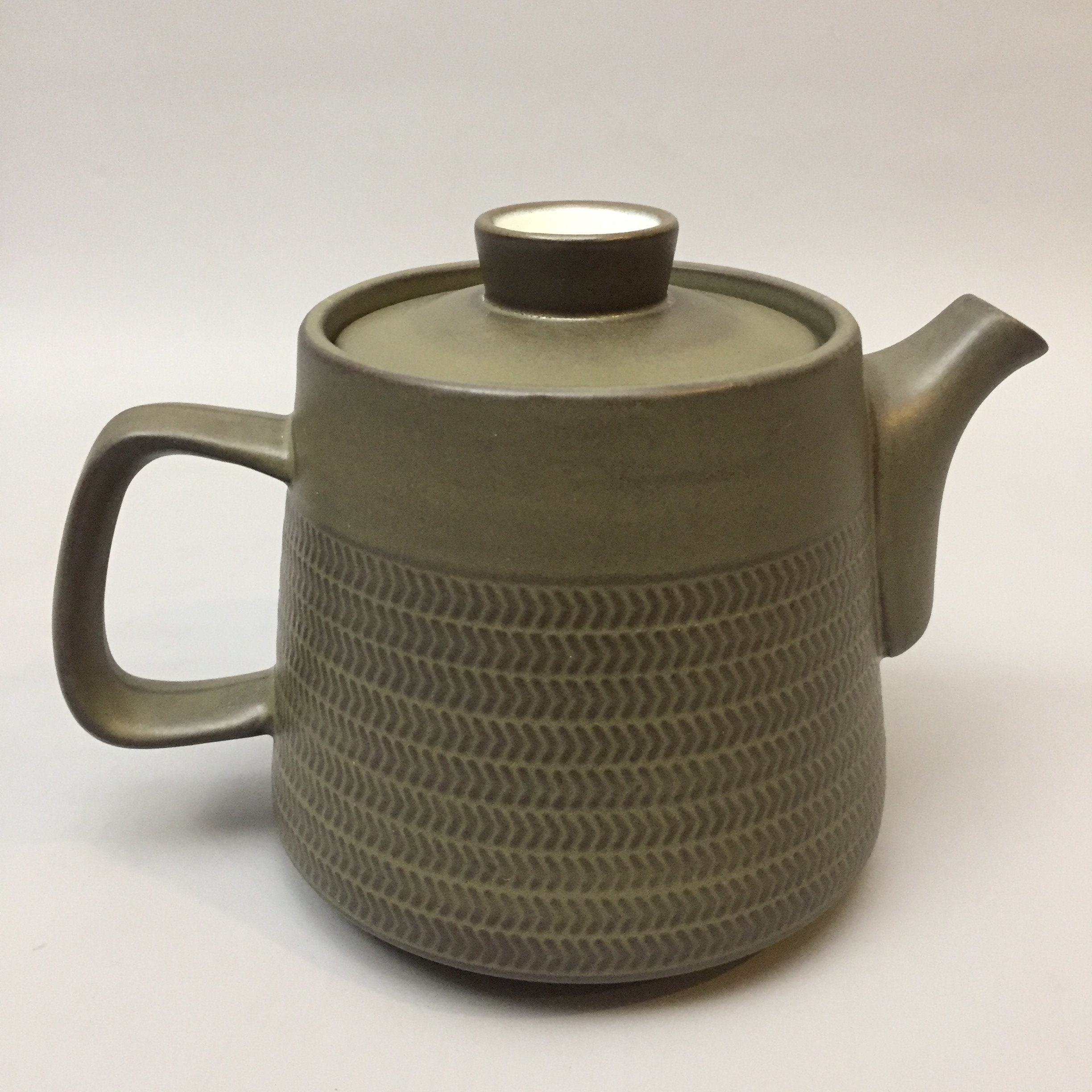 Denby Chevron tea pot