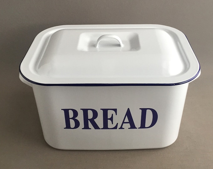 enamel bread bin