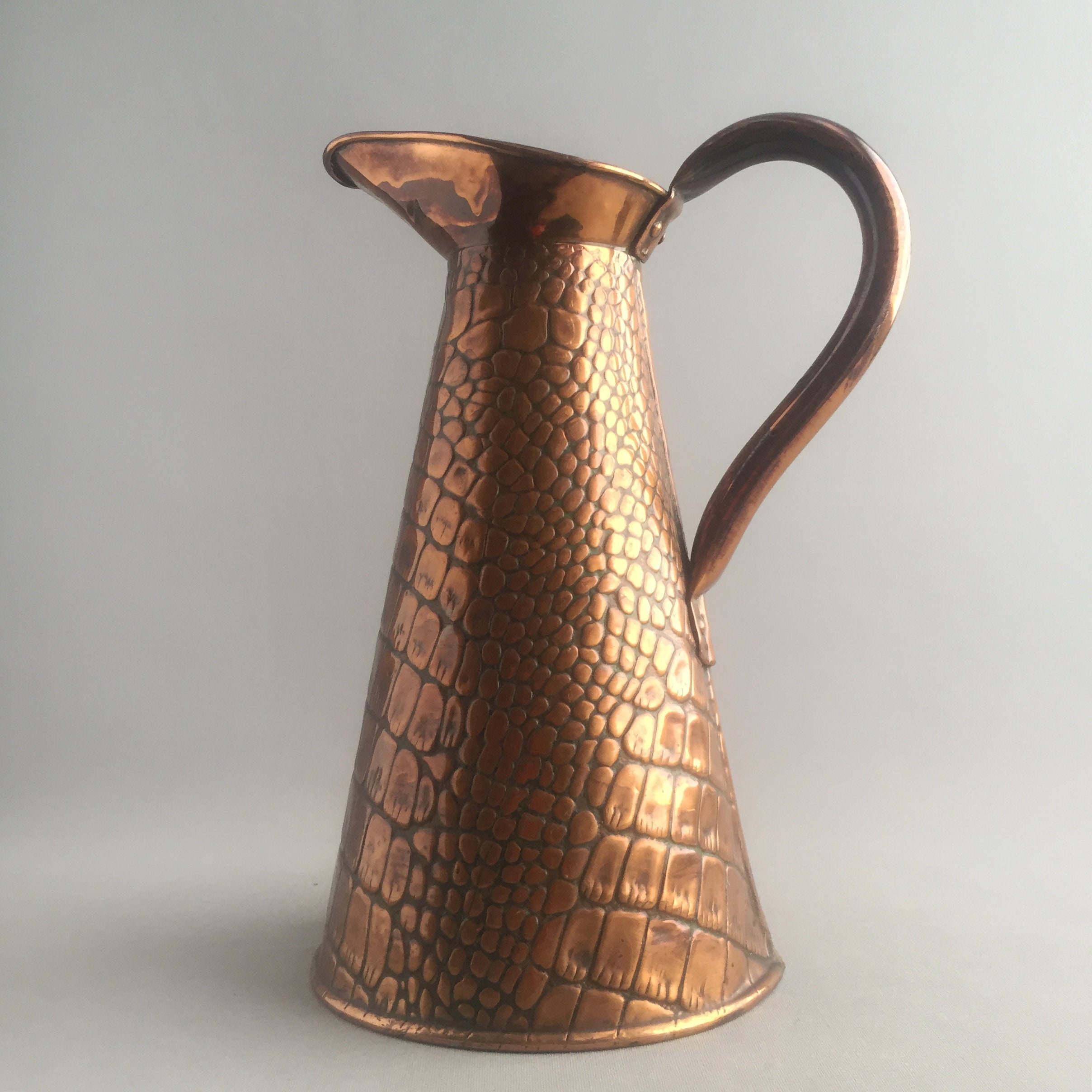 Antique copper water jug
