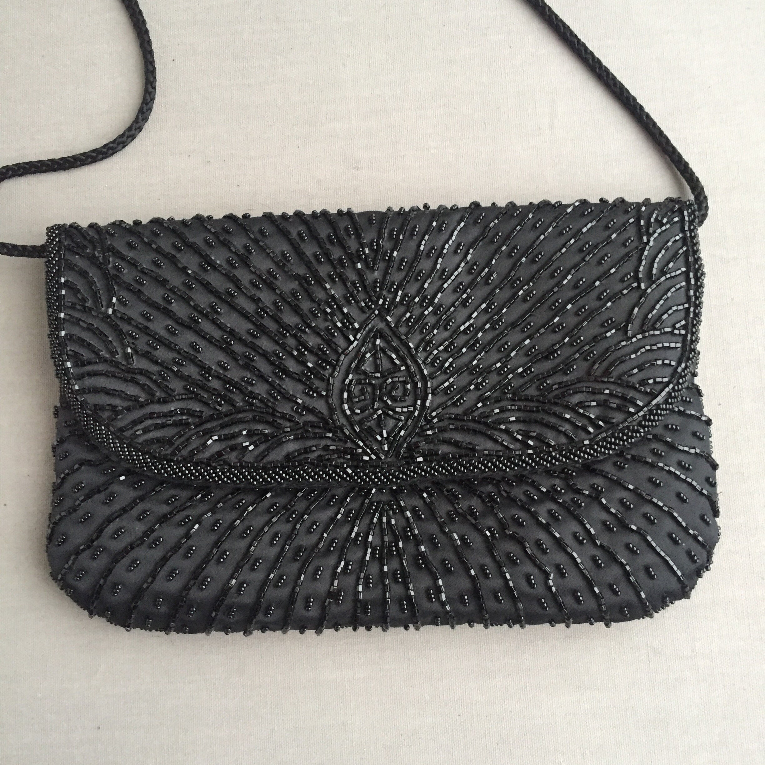 Little black top evening bag