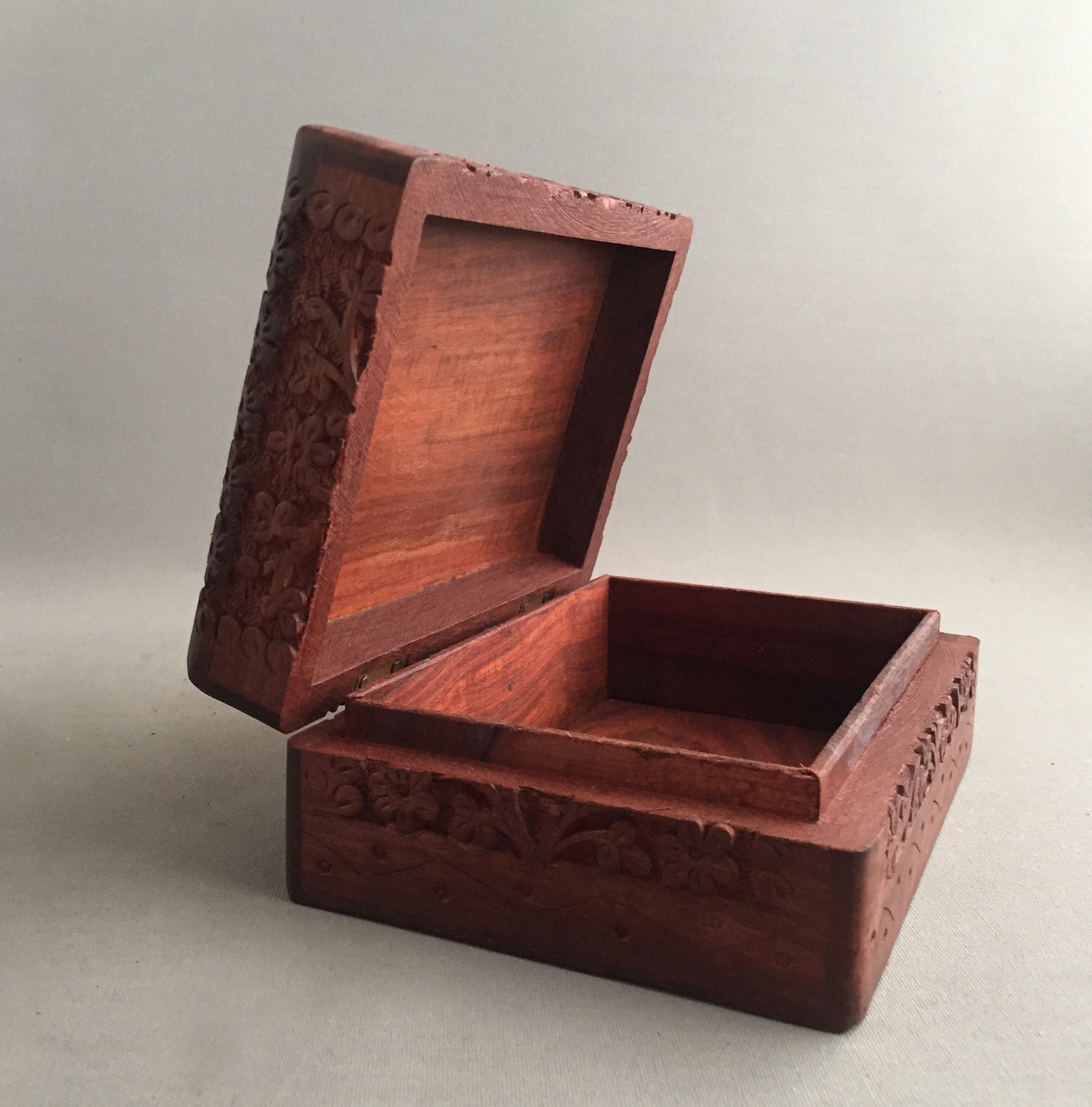 Ornate best sale wooden box