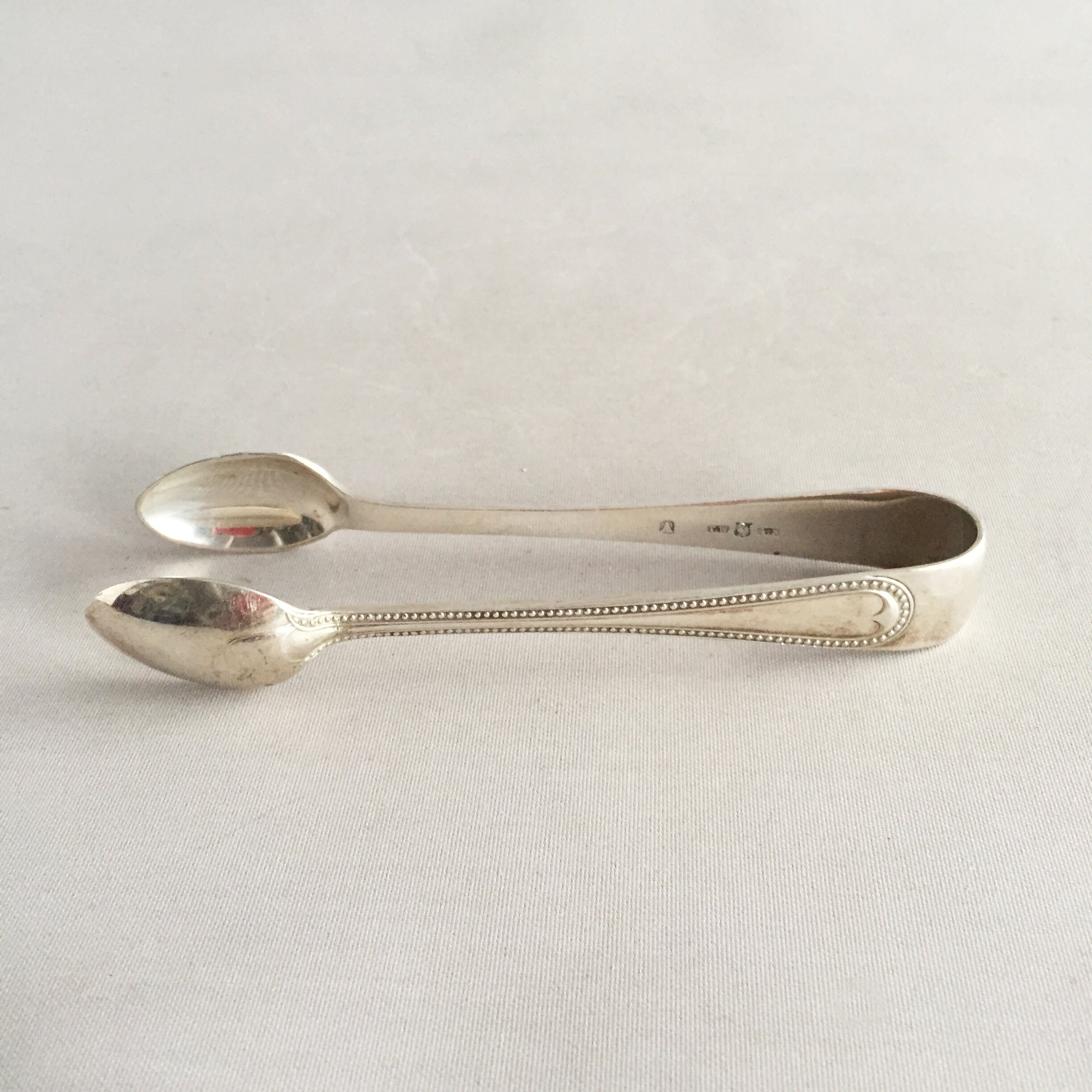 silver sugar tongs