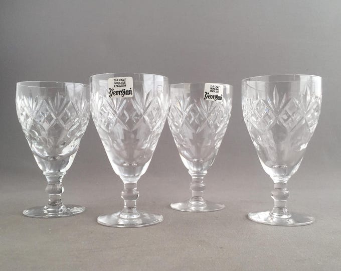 Royal Doulton crystal wine glasses  by webb corbet