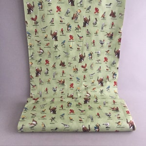 American states bird fabric by the meter