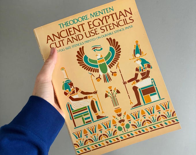 Ancient Egyptian Cut and Use Stencils by Theodore Menten