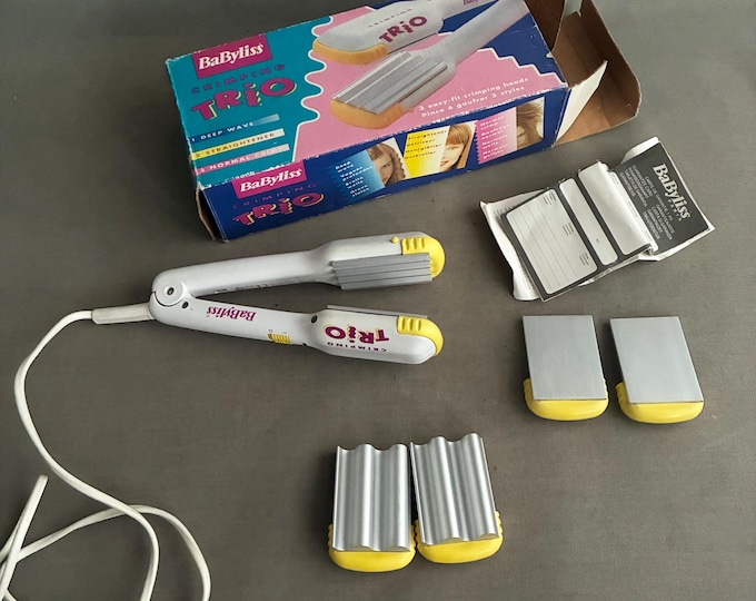 BaByliss Crimping Trio hair styling tool 1990s hair