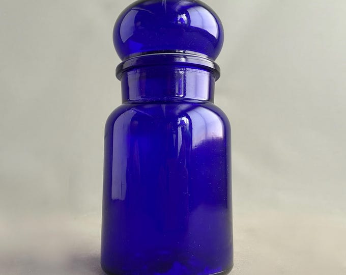 cobalt Belgian apothecary jar