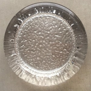 1970s glass ashtray