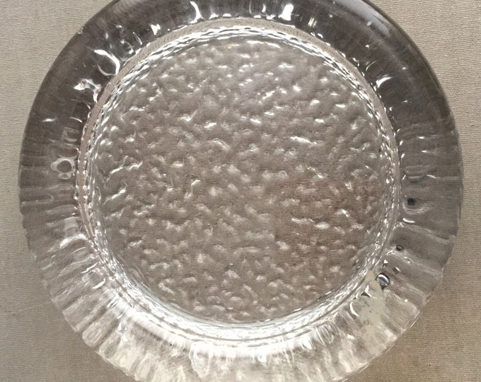 1970s glass ashtray