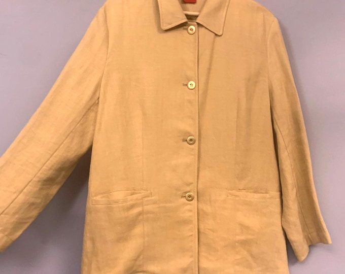 linen chore jacket