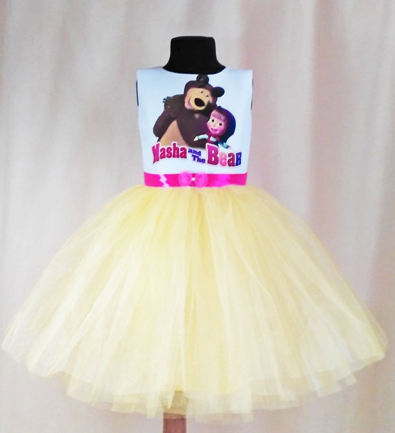 masha and the bear birthday dress