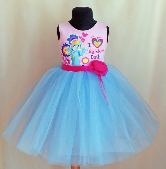 my little pony tulle dress