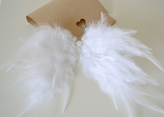 Angel Wings Gift for Friend Gift for Her Feathers Bedroom - Etsy