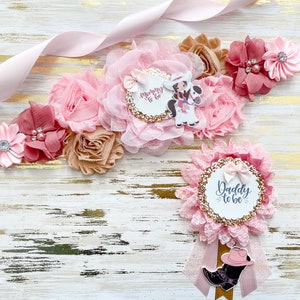 Girl Cowboy Maternity Sash, Cowgirl Baby Shower Sash, Pink Cowboy Cowgirl Sash, Pink Rodeo Maternity Sash, Rodeo Baby Shower Sash, Rodeo