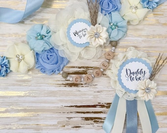 Boho Umstandsgürtel Dusty Blue Baby Shower Sash Boho Mutterschaftsgürtel Dusty Blue Baby Shower Boy Mommy To Be Sash Schwangerschaft Schärpe Boho Mutterschafts Schärpe