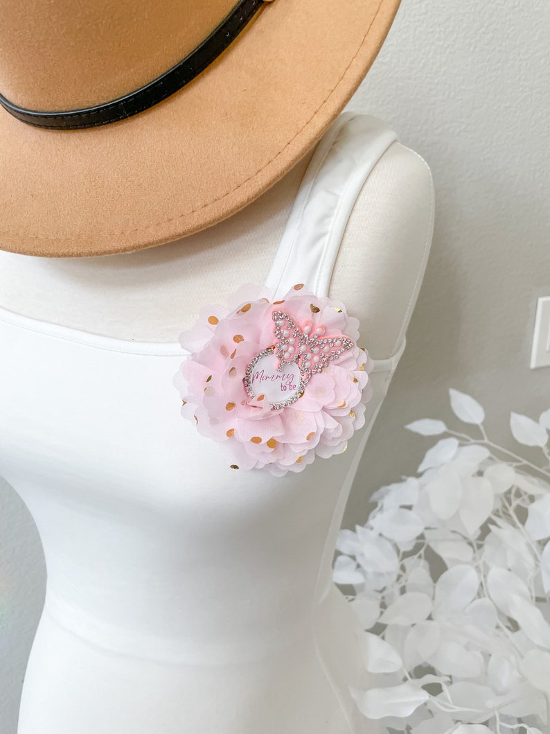 Butterfly Baby Shower Pins Pink Butterfly Baby Shower Pin Etsy