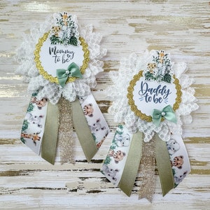 Safari-Babyparty-Pins, Safari-Baby-Familien-Pins, Baby-Safari-Babyparty-Pins, Safari-Tier-Baby-Dusche-Corsagen und Pins