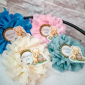 Classic Winnie The Pooh Baby Shower Corsage Family Pin Baby Shower Family Corsage Classic Pooh Baby Shower Pin Pooh Baby Shower