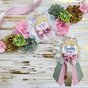 Nala Baby Shower Schärpe, Mama zu sein, Schärpe für Nala Theme Baby Shower, Mutterschafts Schärpe