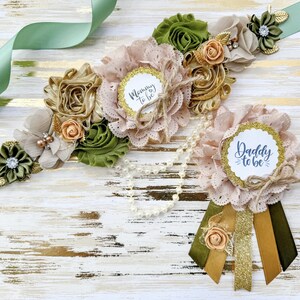 Boho Schärpe, Babyparty Schärpe, Greenery Mutterschafts Schärpe, Greenery Schärpe, Mama zu sein, Schärpe, Greenery Schärpe, Boho Schärpe