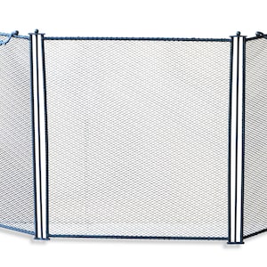Elegant French Fireplace Screen | Handmade, New | 22&quot; to 35&quot; Wide | 22.4&quot; Tall