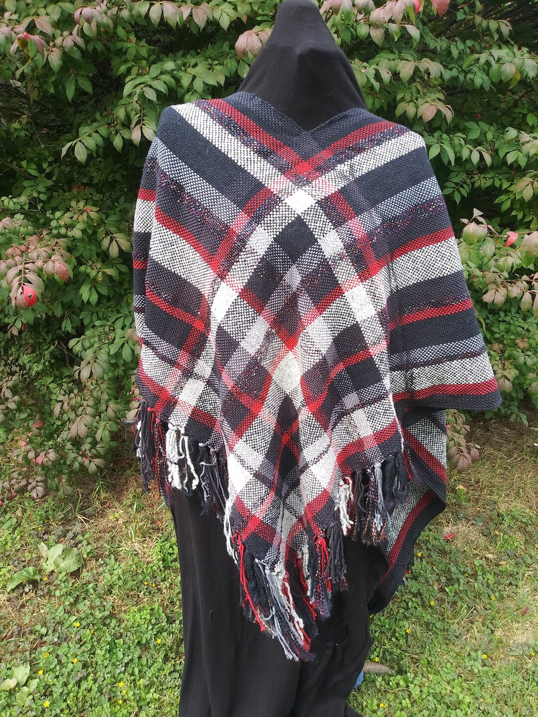 woven wool shawl