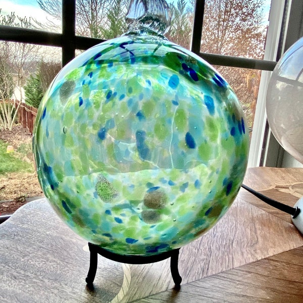 Turquoise Art Glass Etsy