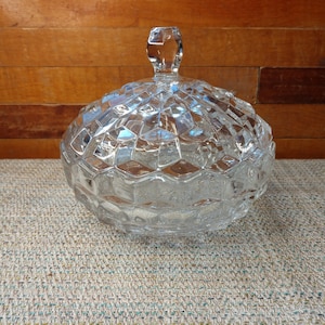 Fostoria covered candy dish