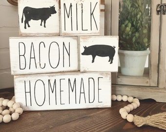 Farmhouse Wood Blocks