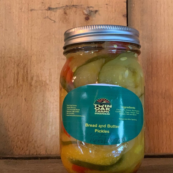 Mom Mom's Bread and Butter Pickles Old Fashioned Made