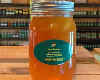 Farm Fresh Peach Jam, Small Batch Jam, Handmade