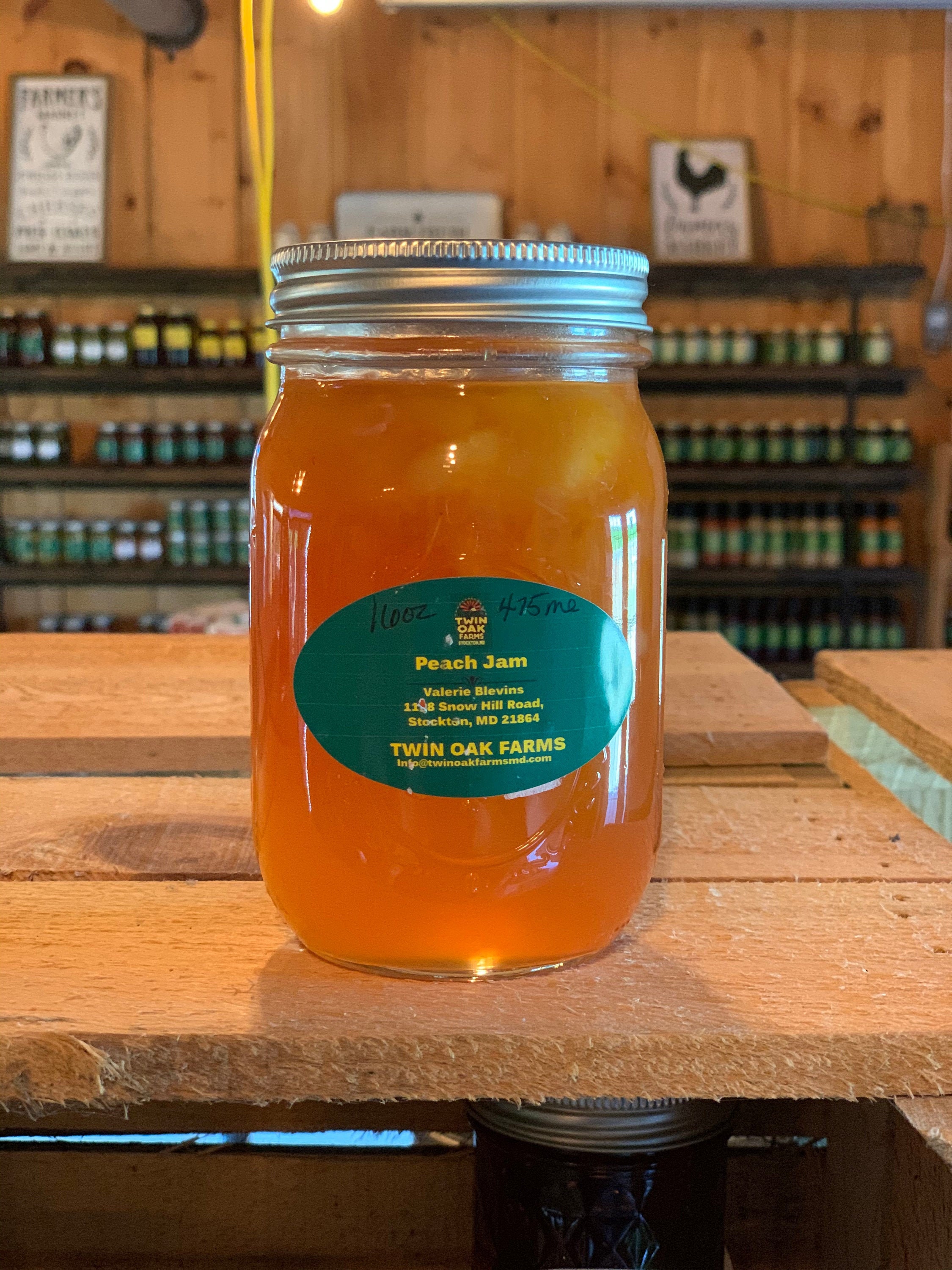 Farm Fresh Peach Jam, Small Batch Jam, Handmade